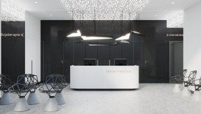 Wnętrze Centrum medycznego w województwie mazowieckim